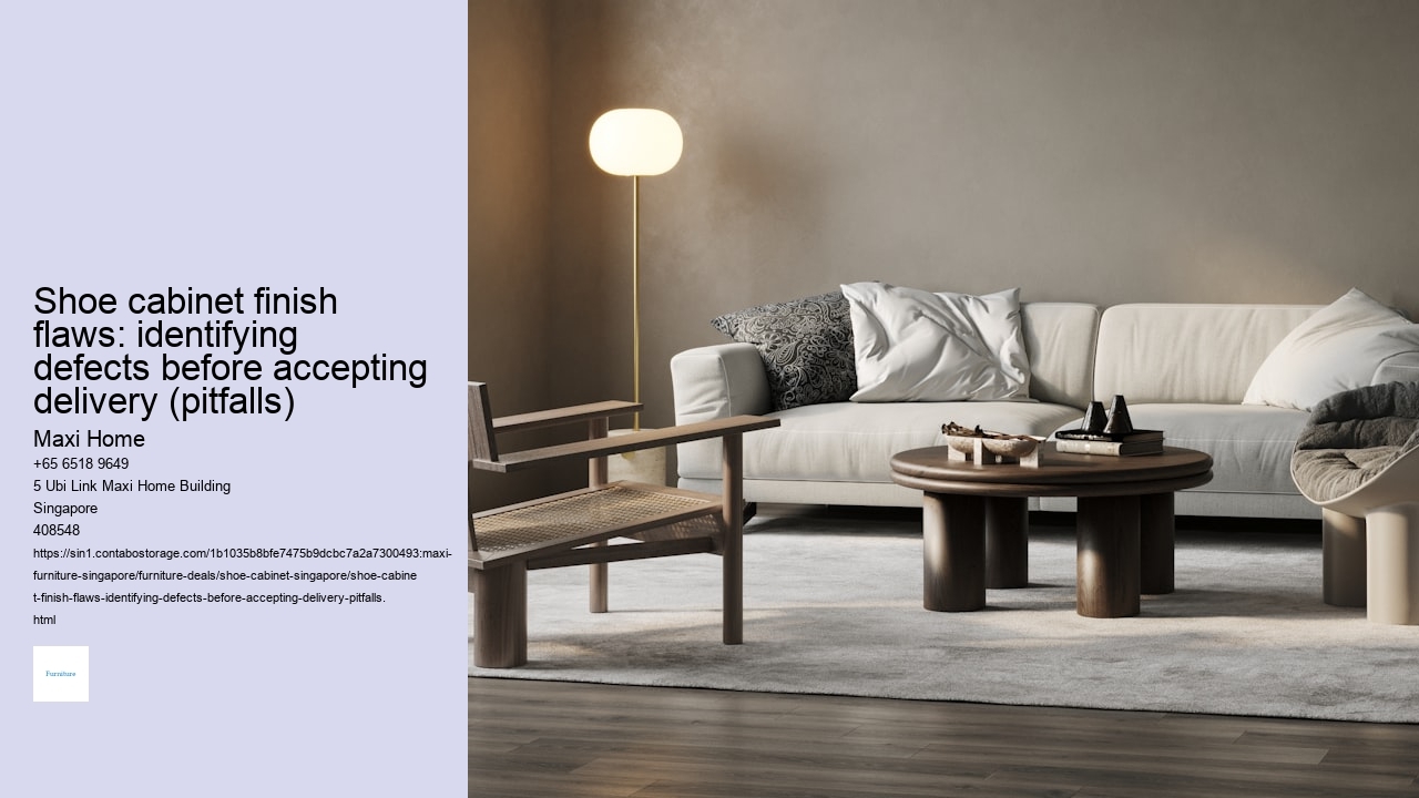 Shoe cabinet finish flaws: identifying defects before accepting delivery (pitfalls)