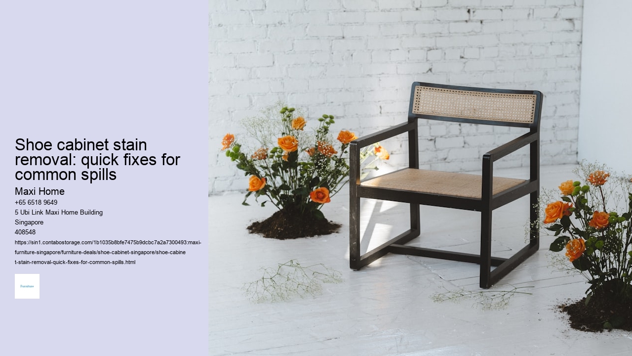 Shoe cabinet stain removal: quick fixes for common spills