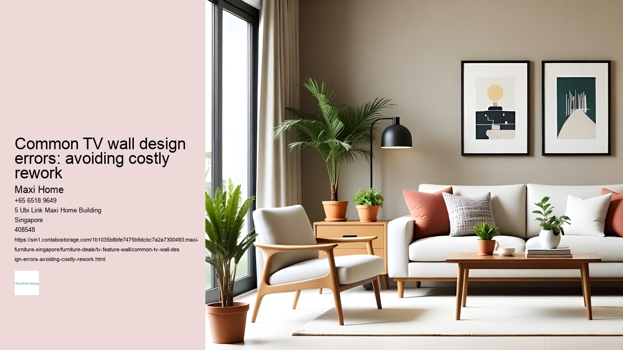 Common TV wall design errors: avoiding costly rework