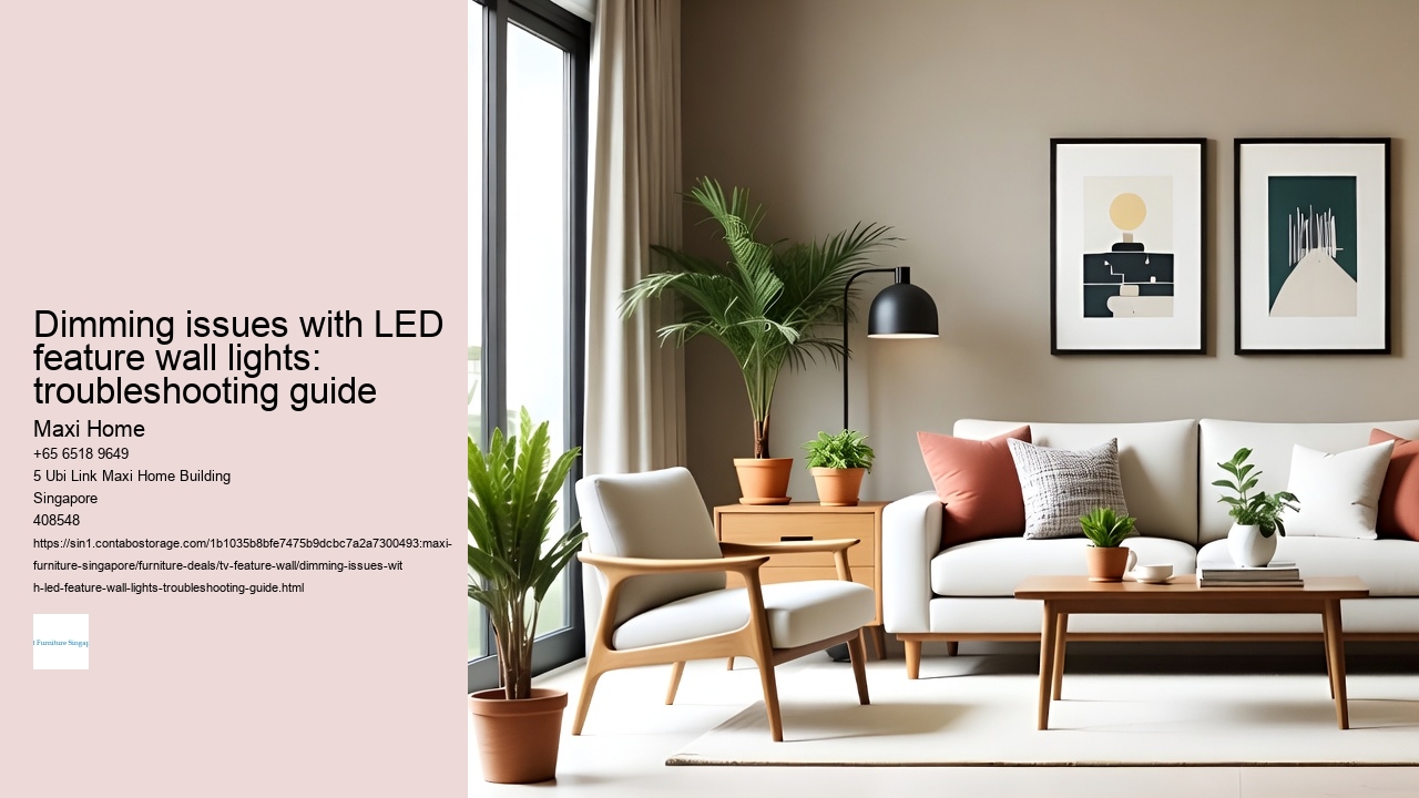 Dimming issues with LED feature wall lights: troubleshooting guide Maxi Home Dimming issues with LED feature wall lights: troubleshooting guide