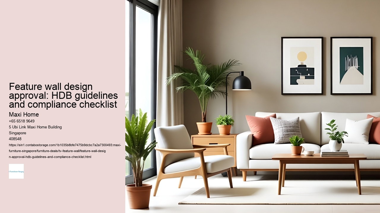 Feature wall design approval: HDB guidelines and compliance checklist