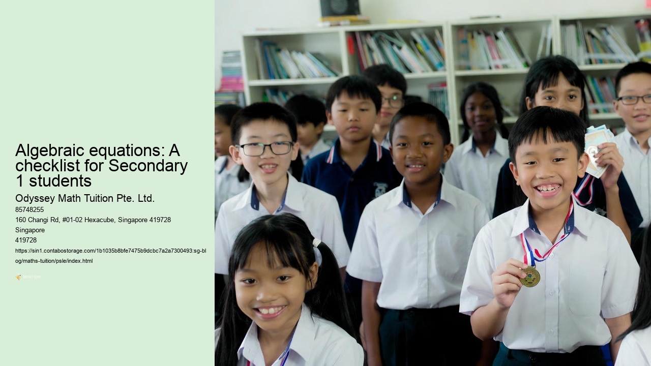 Algebraic equations: A checklist for Secondary 1 students