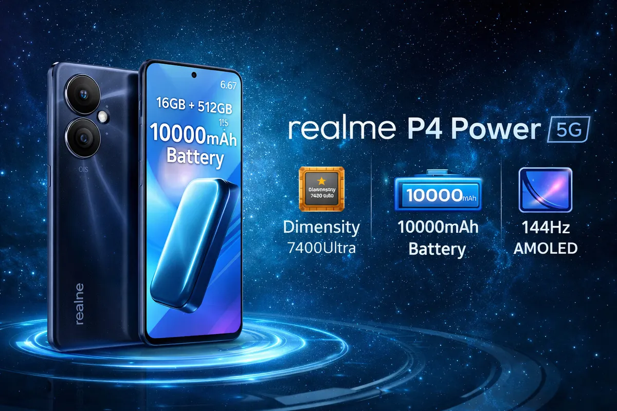Realme P4 Power 5G: The New Battery Champion Arrives