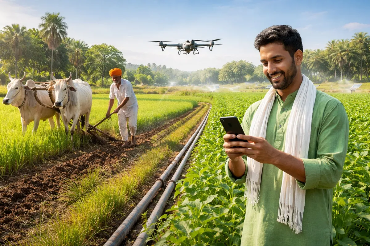 Agriculture in India: Tradition Meets Technology and Modern Farming