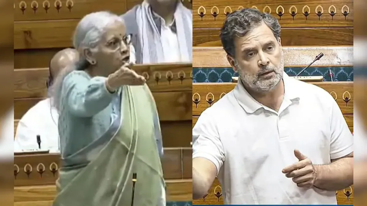 On Rahul Gandhi's "Sold Bharat Mata" Charge, N Sitharaman's Sharm el Sheikh Jab