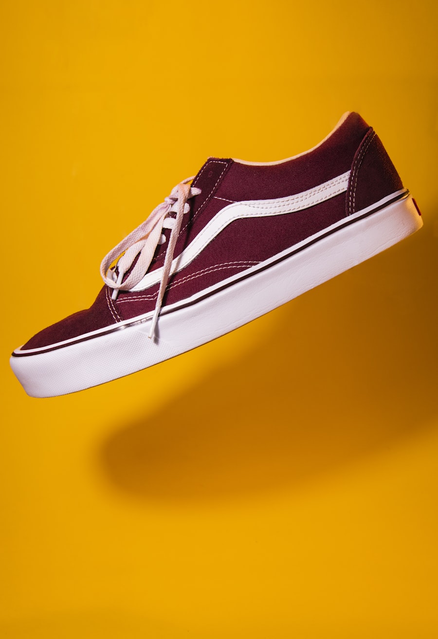 Canvas Leather Trainers