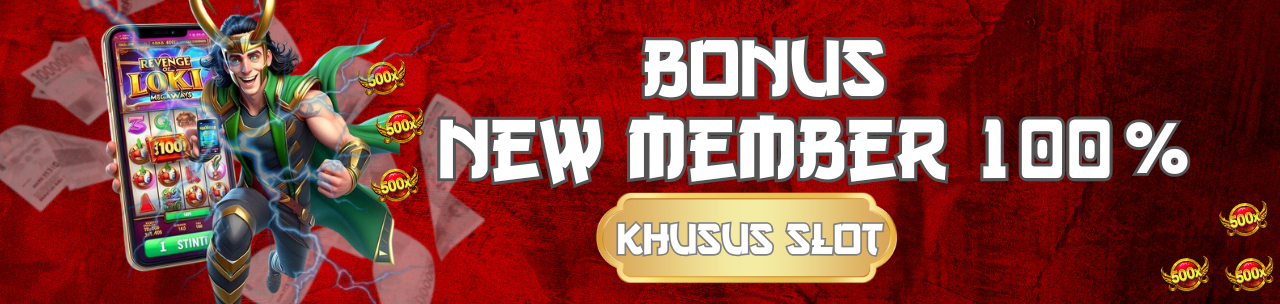 BONUS 100% UNTUK NEW MEMBER