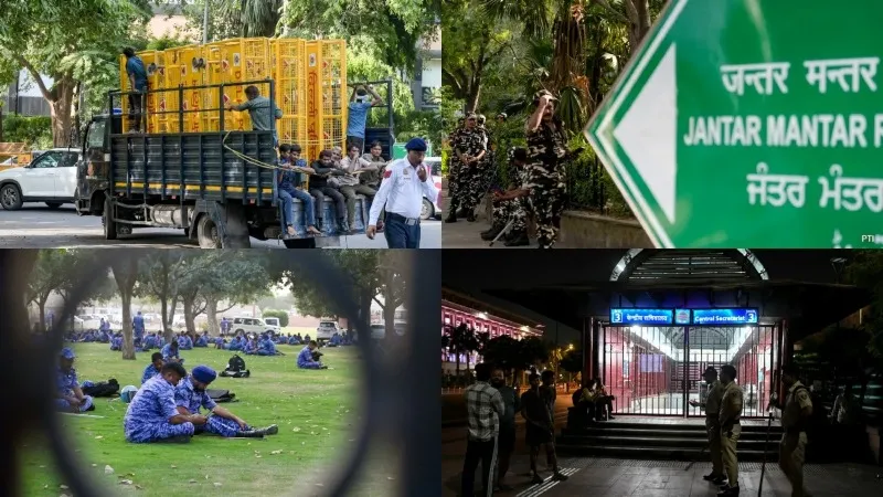 অবরুদ্ধ দিল্লি: বন্ধ মেট্রো-রেল-ইন্টারনেট সেবা, ২০ হাজারের বেশি পুলিশ মোতায়েন