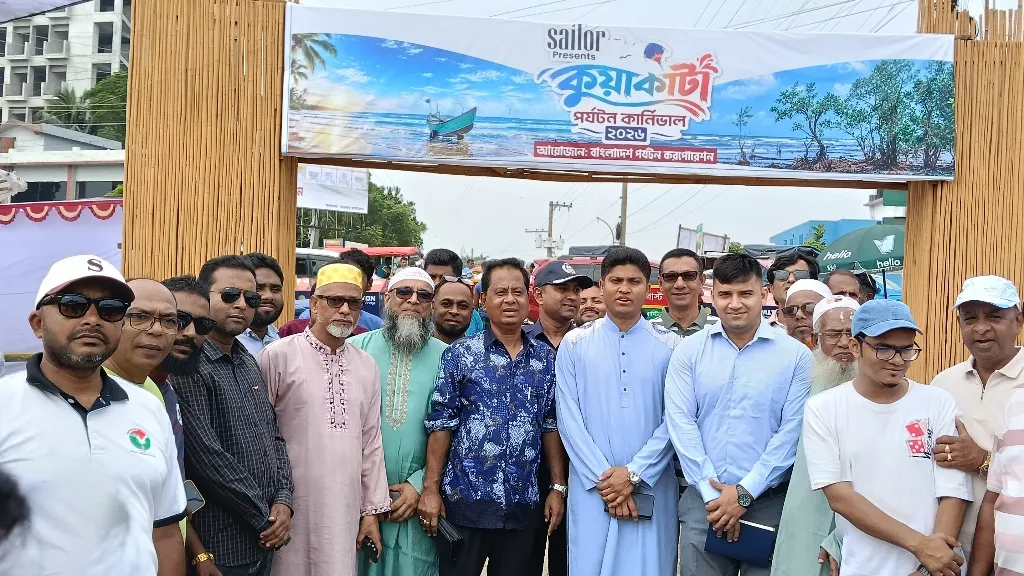 কুয়াকাটা বিচ কার্নিভালের প্রস্তুতি পরিদর্শনে এমপি মোশাররফ