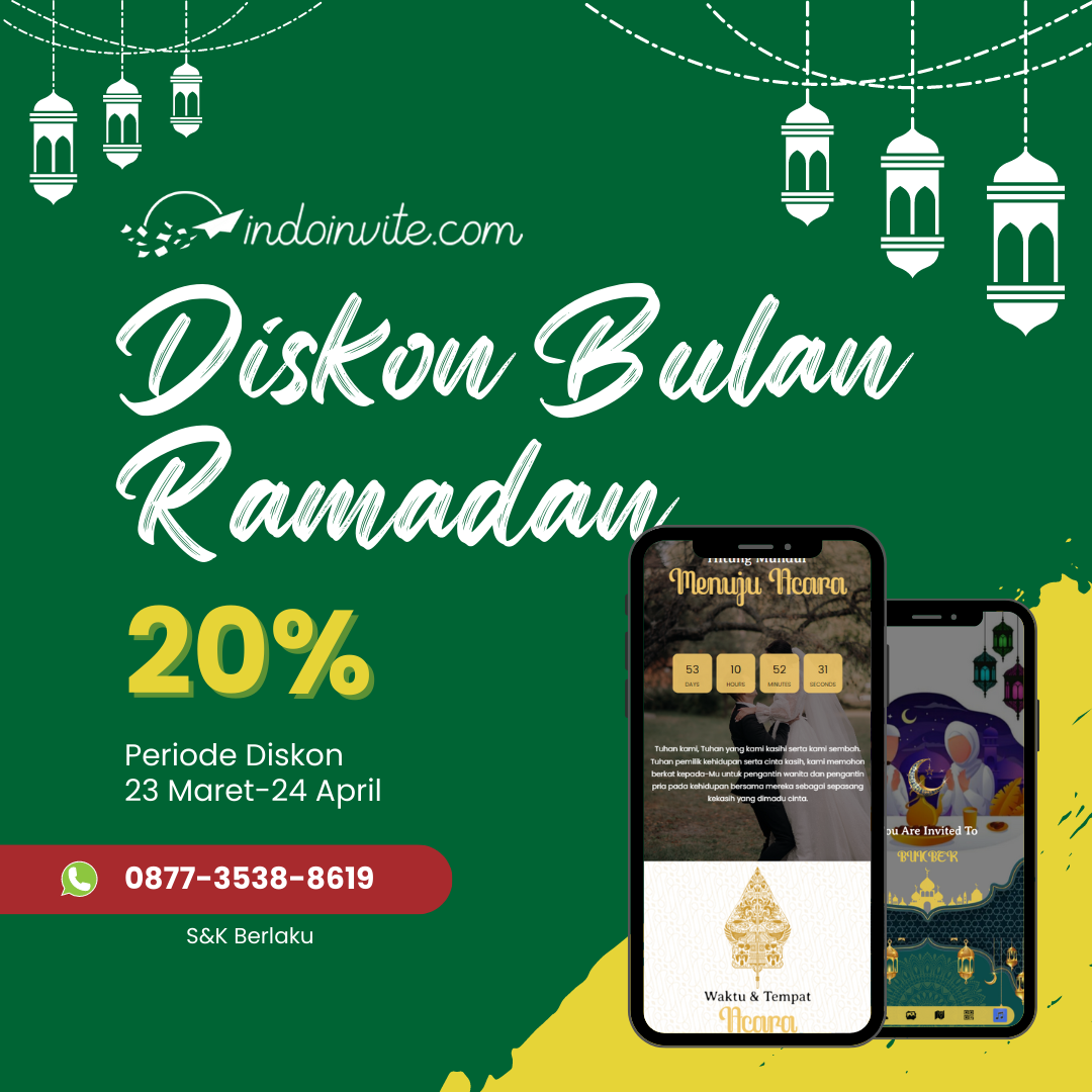 Promo Ramadhan Buat Acara Apa Aja di Indoinvite.com