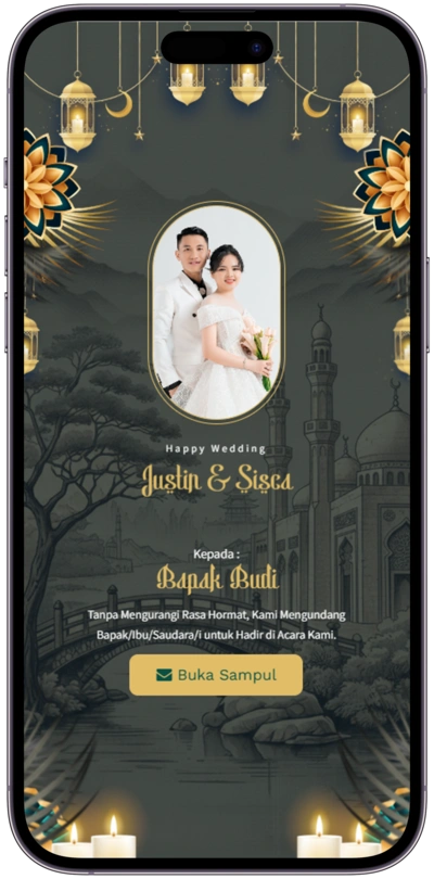 Contoh Template Undangan Online Tema Islamic-Serenity