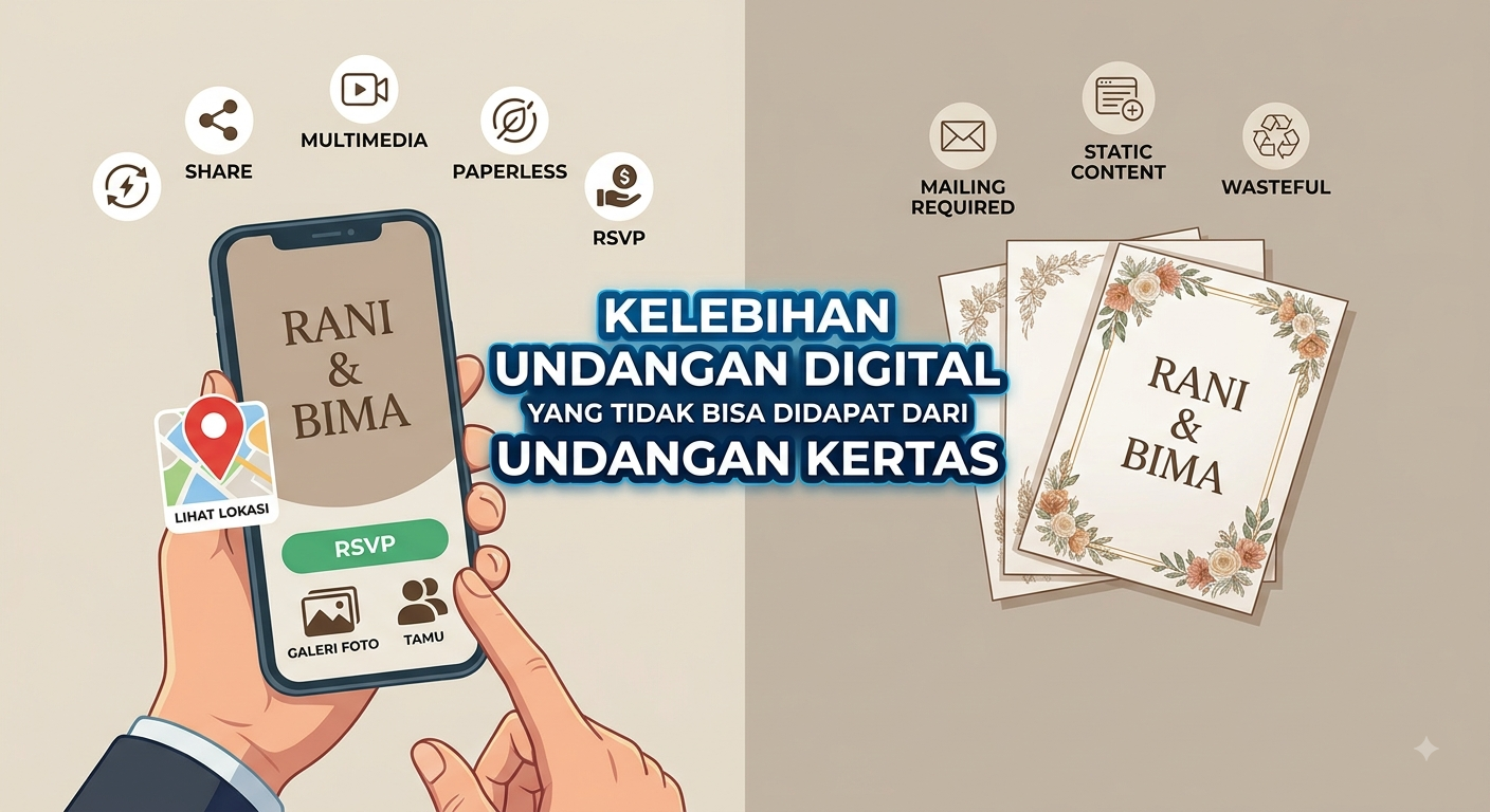 Kelebihan Undangan Digital yang Tidak Bisa Didapat dari Undangan Kertas