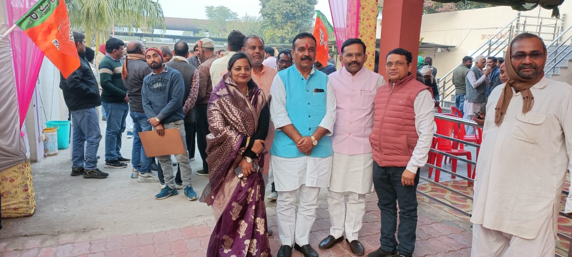 मुख्यमंत्री मोहन यादव के नेतृत्व में भाजपा सरकार के दो वर्ष पूरे: त्योंथर में भव्य कार्यकर्ता सम्मेलन