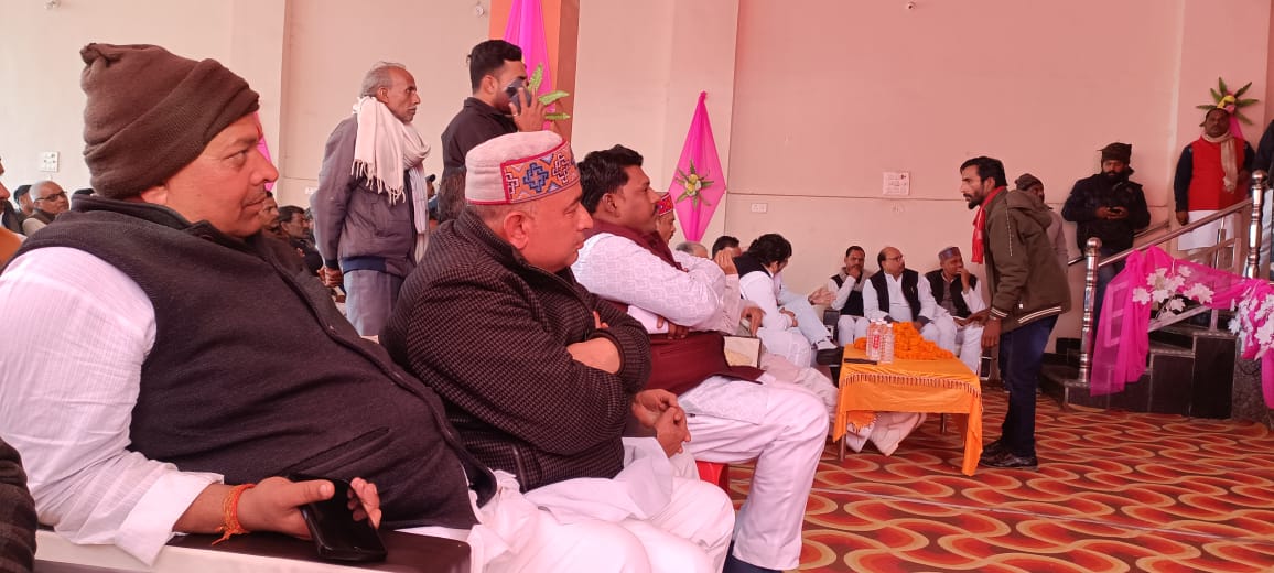 मुख्यमंत्री मोहन यादव के नेतृत्व में भाजपा सरकार के दो वर्ष पूरे: त्योंथर में भव्य कार्यकर्ता सम्मेलन