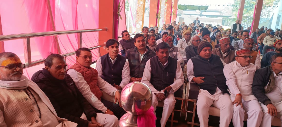 मुख्यमंत्री मोहन यादव के नेतृत्व में भाजपा सरकार के दो वर्ष पूरे: त्योंथर में भव्य कार्यकर्ता सम्मेलन