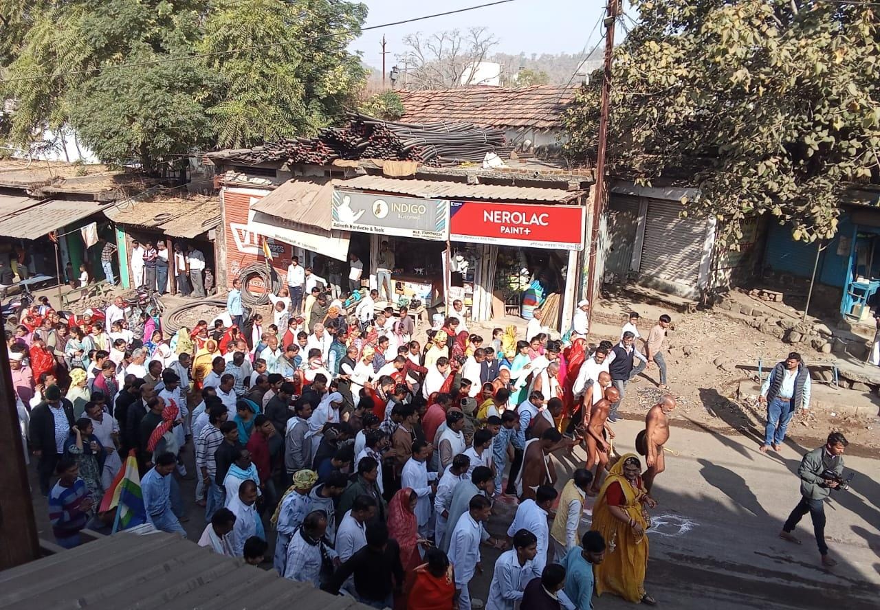 सहजपुर में 108 प्रमाणसागर मुनिराज का भव्य स्वागत, अहिंसा व परहित का संदेश