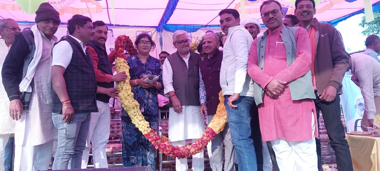 केसली: ग्राम ग्वारी अधारपुर में मढ़ई महोत्सव और सामुदायिक भवन का भूमि पूजन