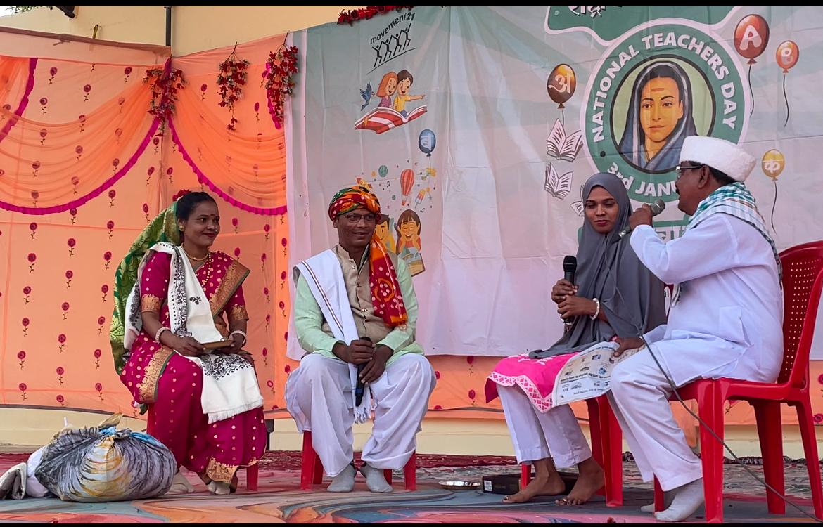 बैतूल में धूमधाम से मनाया सावित्रीबाई फूले का जंयती: स्कूली बच्चों ने दी सांस्कृतिक कार्यक्रमों की प्रस्तुति; निशुल्क हेल्थ कैंप भी लगा