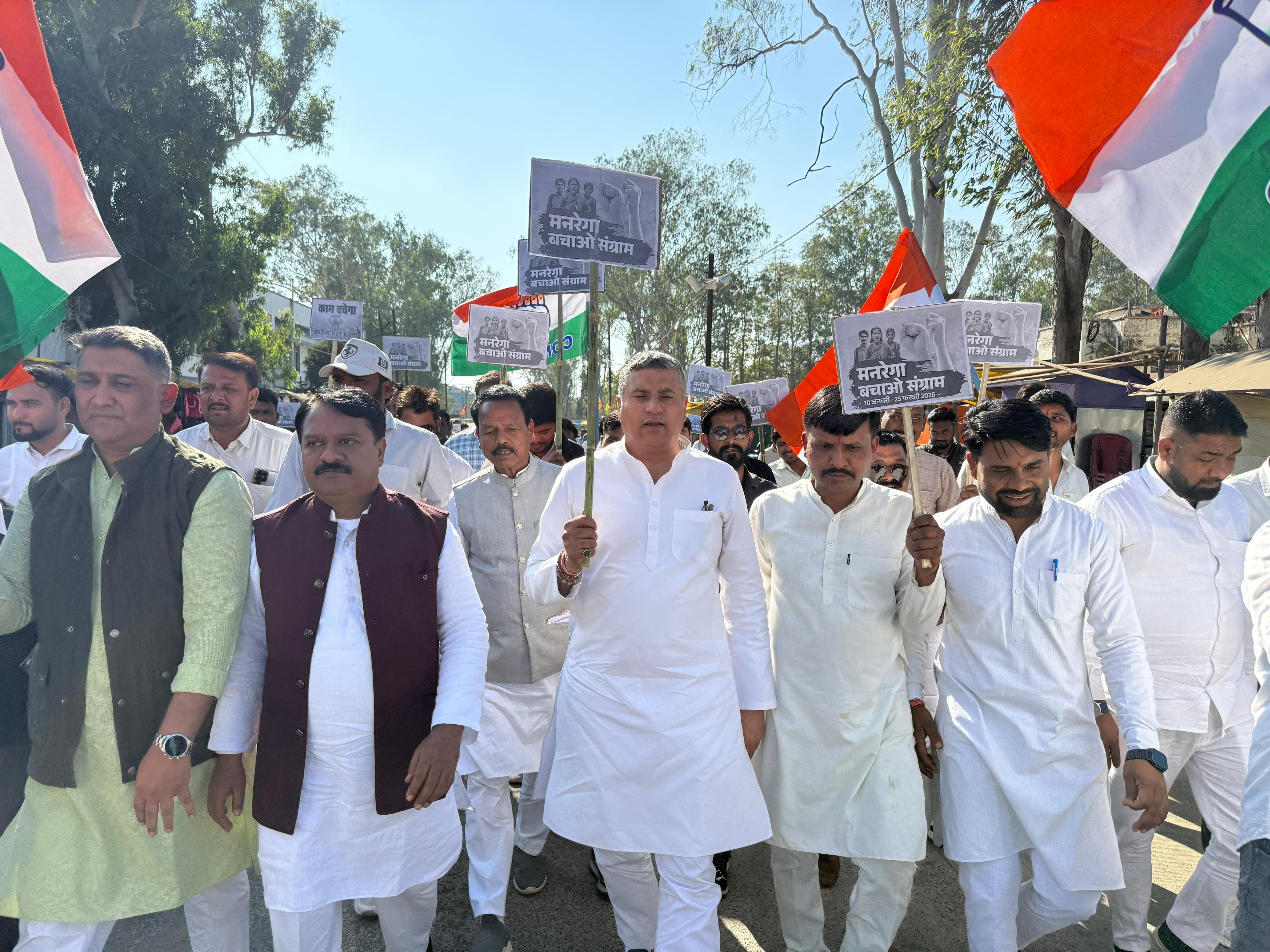 मनरेगा महासंग्राम रैली: कांग्रेस ने खोला भाजपा के भ्रष्टाचार का पिटारा