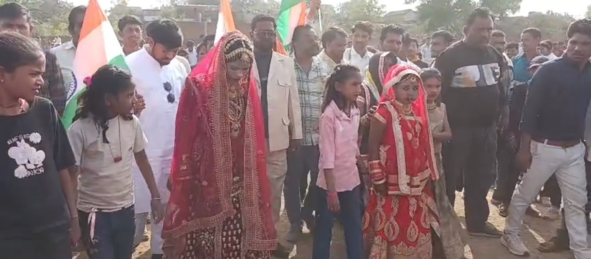 विवाह कप क्रिकेट टूर्नामेंट में हुआ दो बेटियों का विवाह