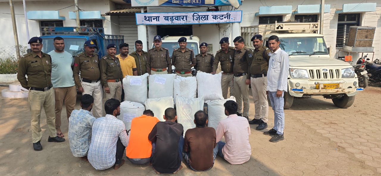 दो पिकअप–एक स्कॉर्पियो में तस्करी, 133 किलो गांजा जब्त; छह तस्कर गिरफ्त में posted by Amit Tiwari  from Katni