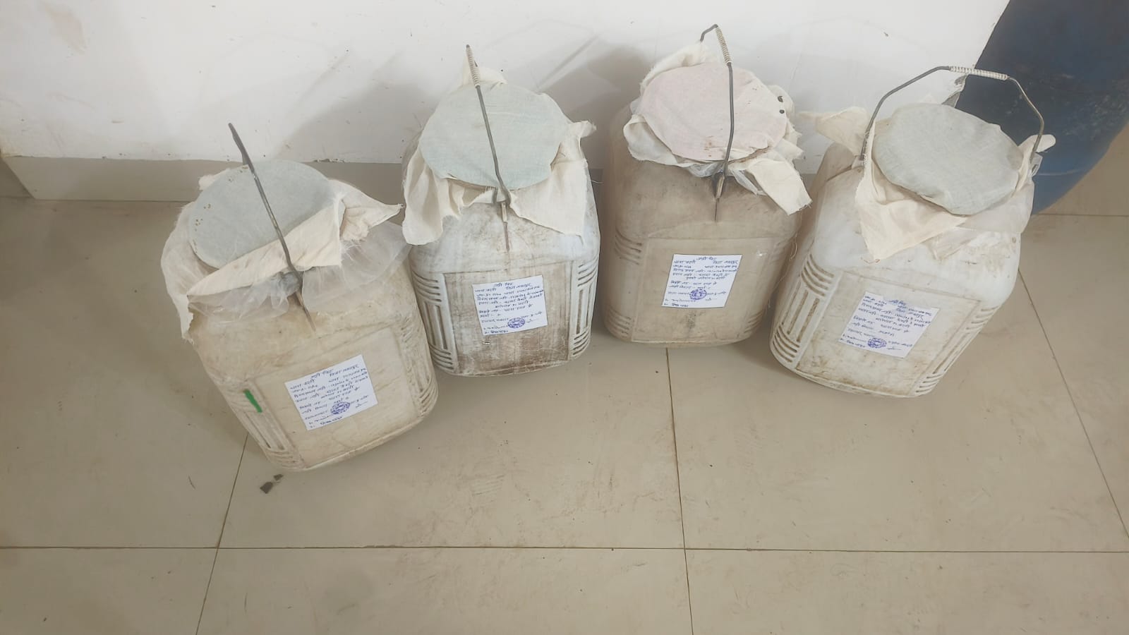 बरगी पुलिस ने पकड़ी 60 लीटर कच्ची शराब
