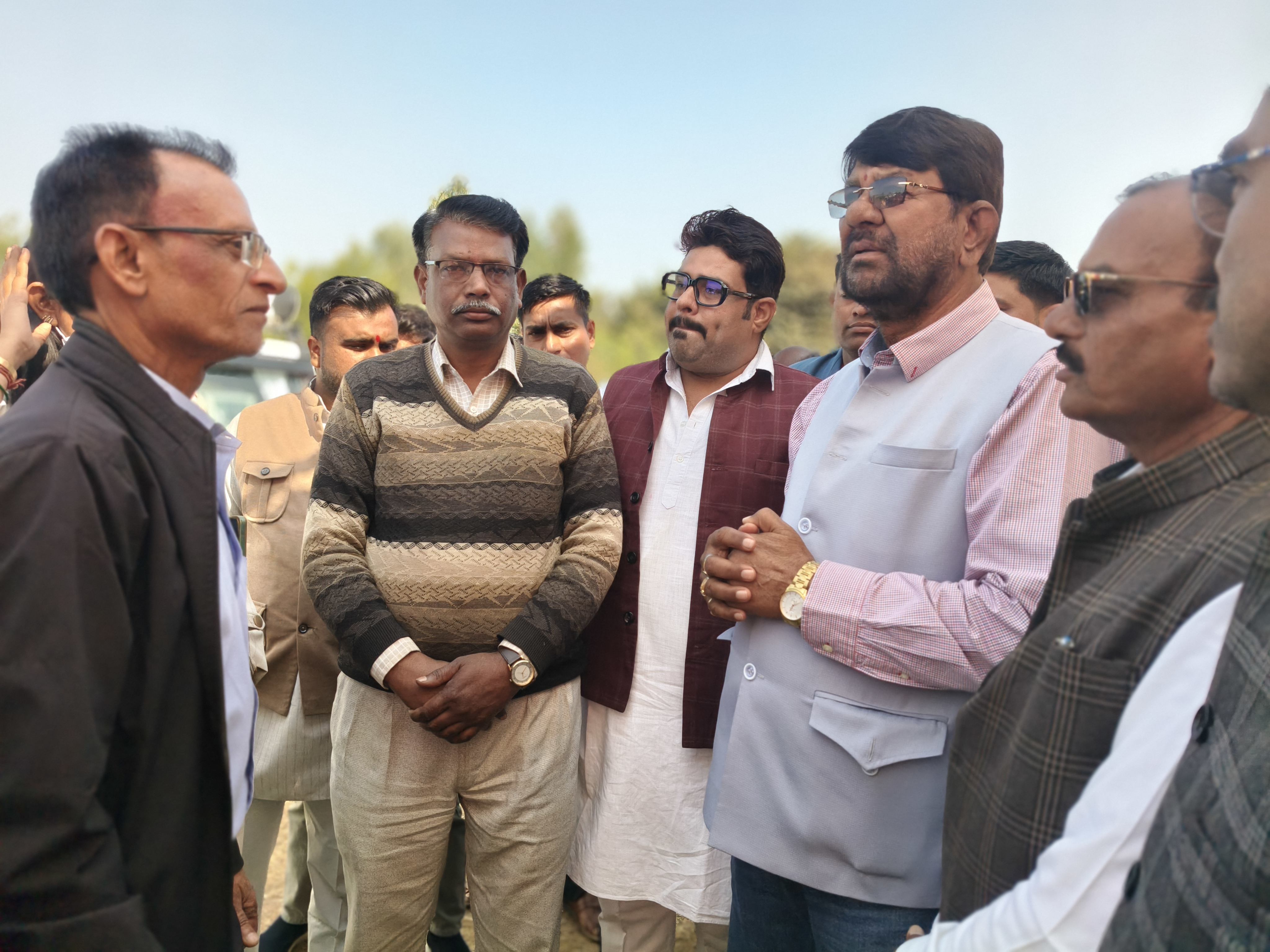 एक करोड़ 99 लाख से बनने वाले रेस्ट हाउस का भूमि पूजन