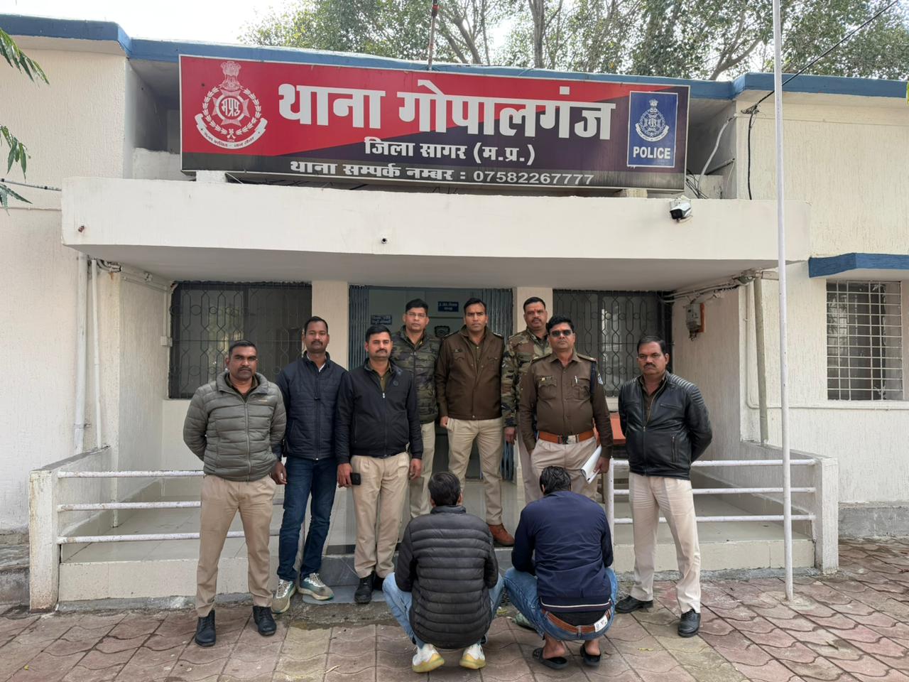 बीएमसी सागर में चाकू से हमला करने वाले फरार आरोपी गिरफ्तार posted by Brajesh Gautam from Sagar