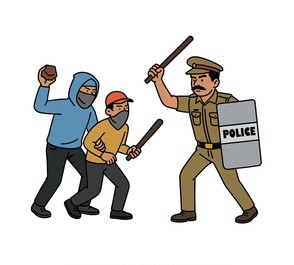 अलीराजपुर जिले के बोरी में गोवा पुलिस पर चोर को छुड़ाने के लिए हुआ हमला,,,,,,,,,,,,,,,,,,