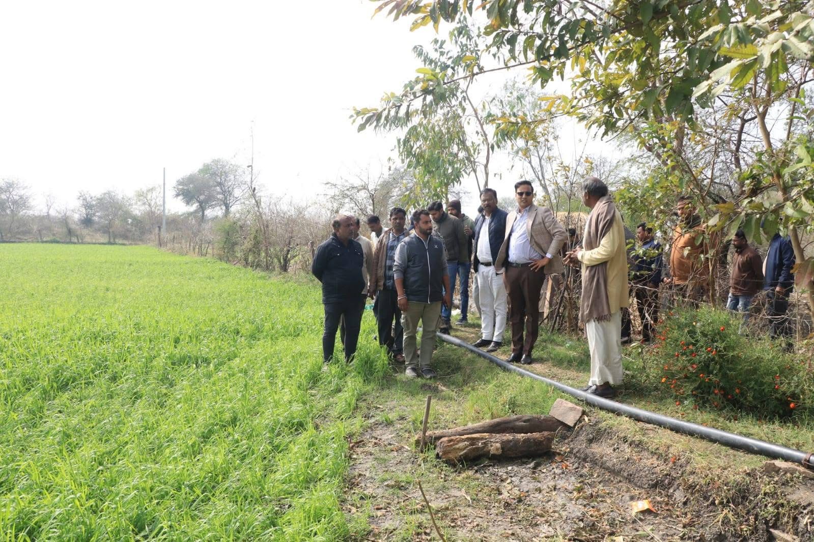 विदिशा:- गत दिवस पूर्व हुई ओलावृष्टि से प्रभावित फ़सलो का कलेक्टर ने किया निरीक्षण  posted by Bhupendra Tiwari from Vidisha