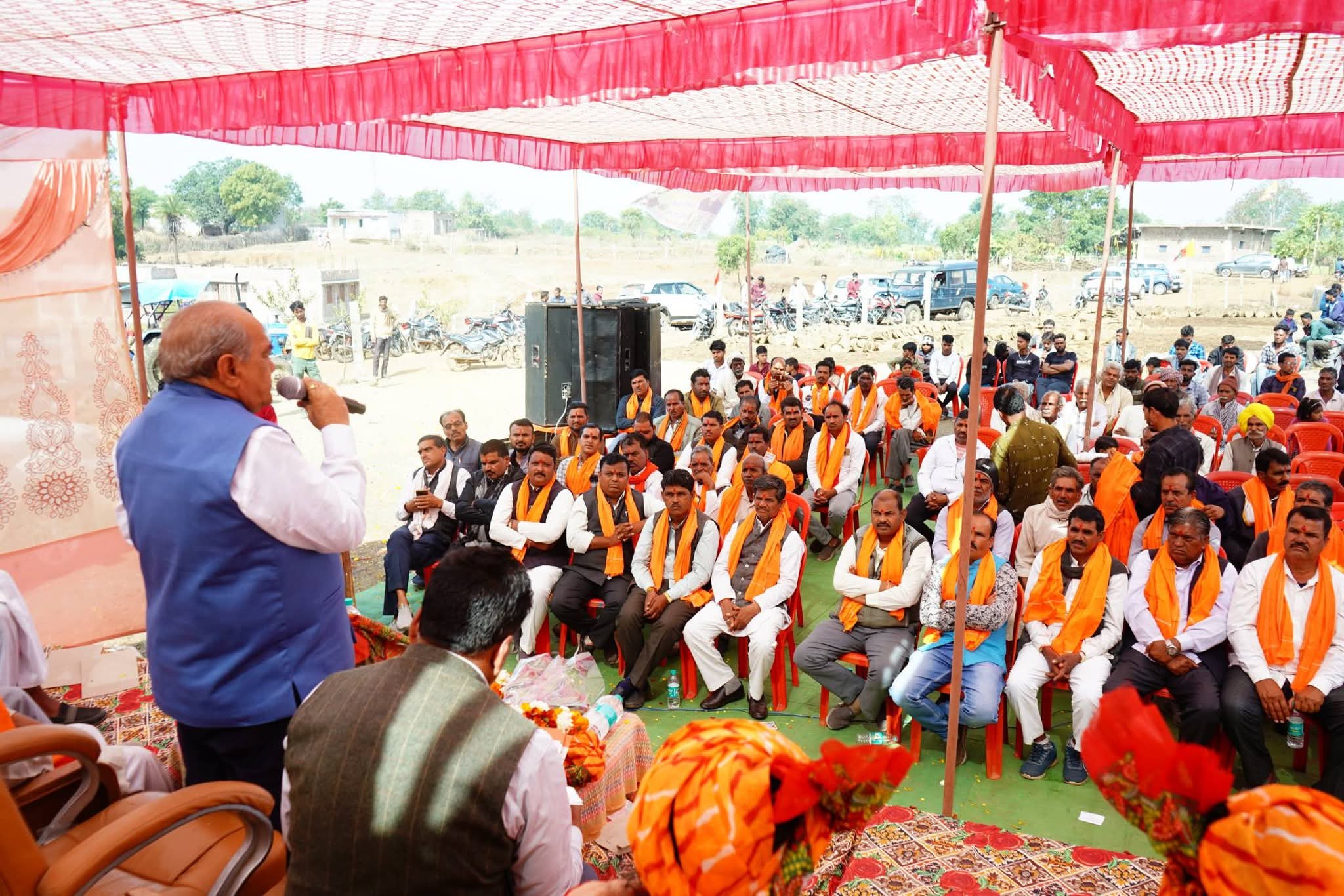 शमशाबाद: विधायक सूर्यप्रकाश मीणा ने किया सामुदायिक भवनों का भूमिपूजन