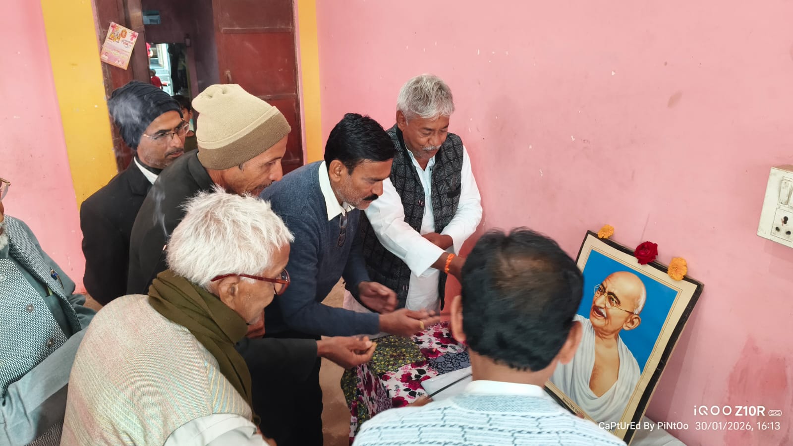 त्योथर: महात्मा गांधी की पुण्यतिथि पर विशेष कार्यक्रम का आयोजन