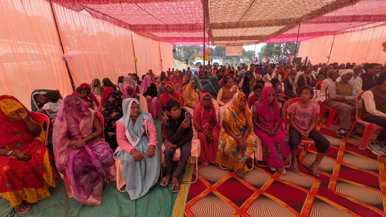 त्योंथर: विधायक सिद्धार्थ तिवारी 'राज' ने किया बदौली में विकास कार्यों का भूमि पूजन
