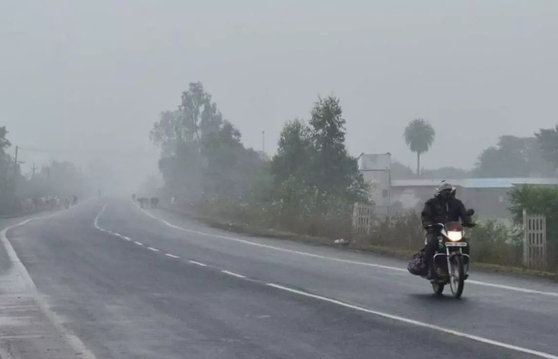 वेस्टर्न डिस्टरबेंस का असर: एमपी में 4 दिन ओले-बारिश के बाद अब कोहरे की चादर, ठंड बढ़ी