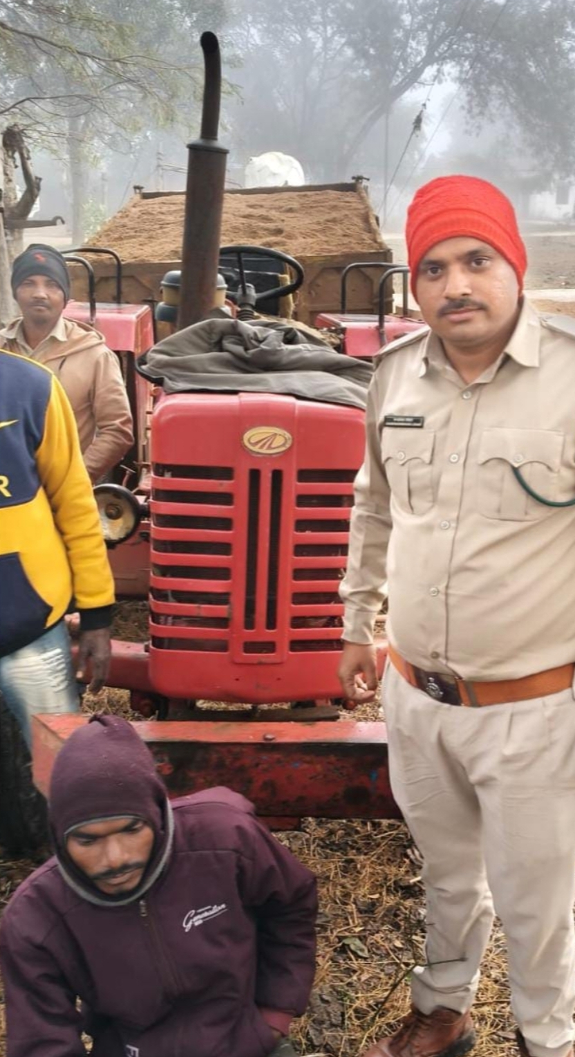 रेत माफिया पर वन विभाग का तांडव