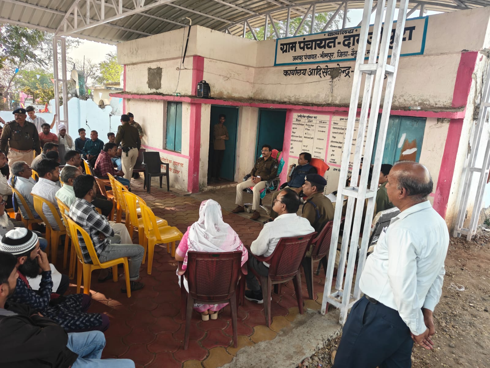 बैतूल: शांति और कानून व्यवस्था बनाए रखने के लिए प्रशासन का विशेष दौरा