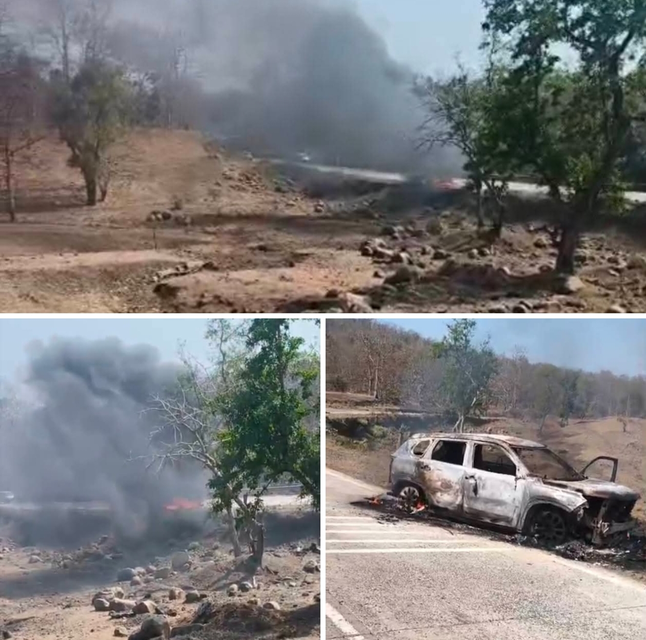 चलती लग्जरी कार में लगी आग, इछावर क्षेत्र में मचा हड़कंप posted by Naphis Khan from Ichhawar