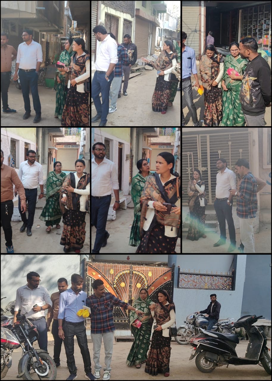 नगर के प्रत्येक वार्ड में बेहतर स्वच्छता व्यवस्था हमारी प्राथमिकता-नन्ही बाई  posted by Amit Dubey from Khurai