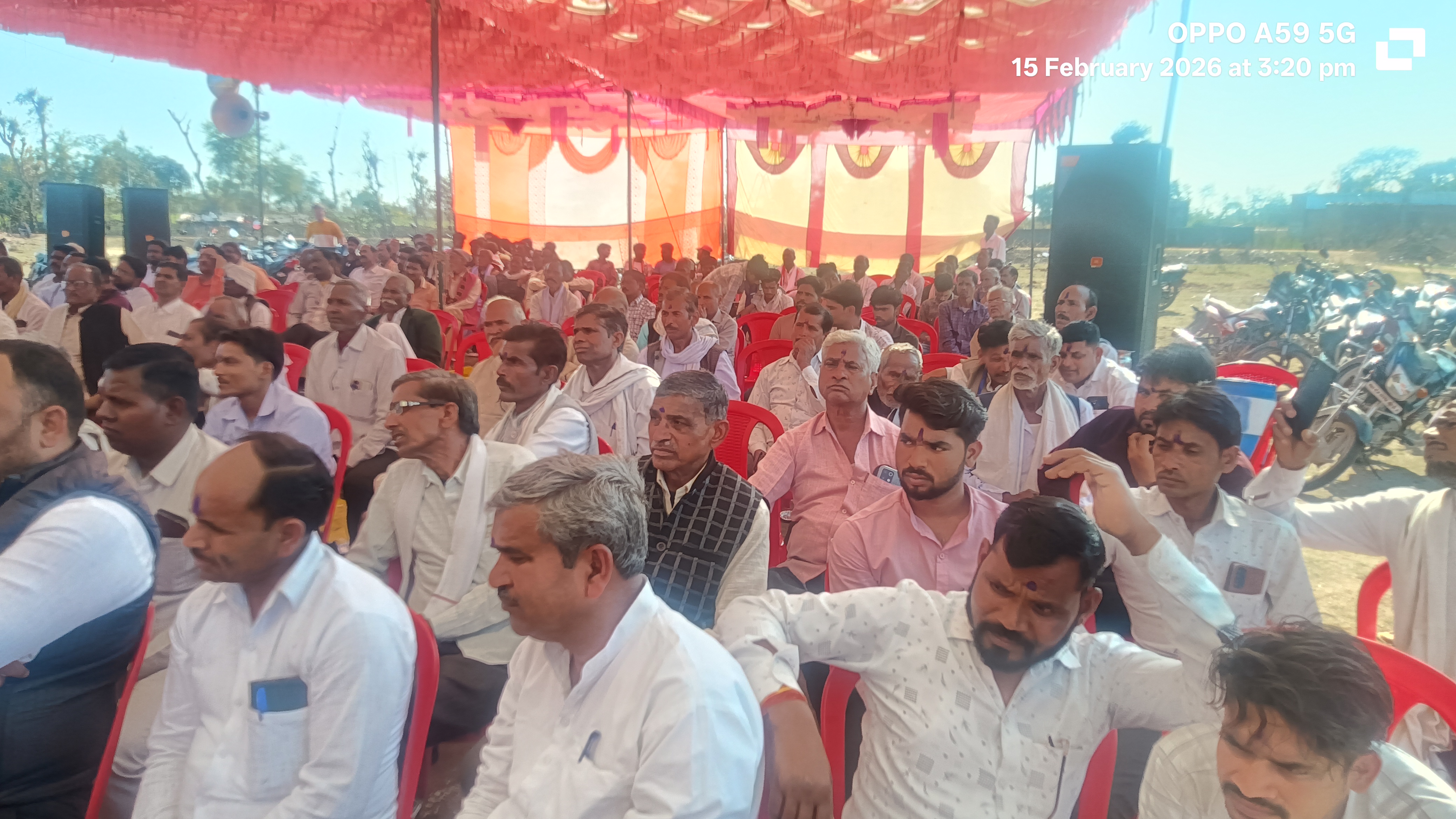 विरोरा खेत में आयोजित की गई महापंचायत,लिए गए समाज सुधार के अहम निर्णय