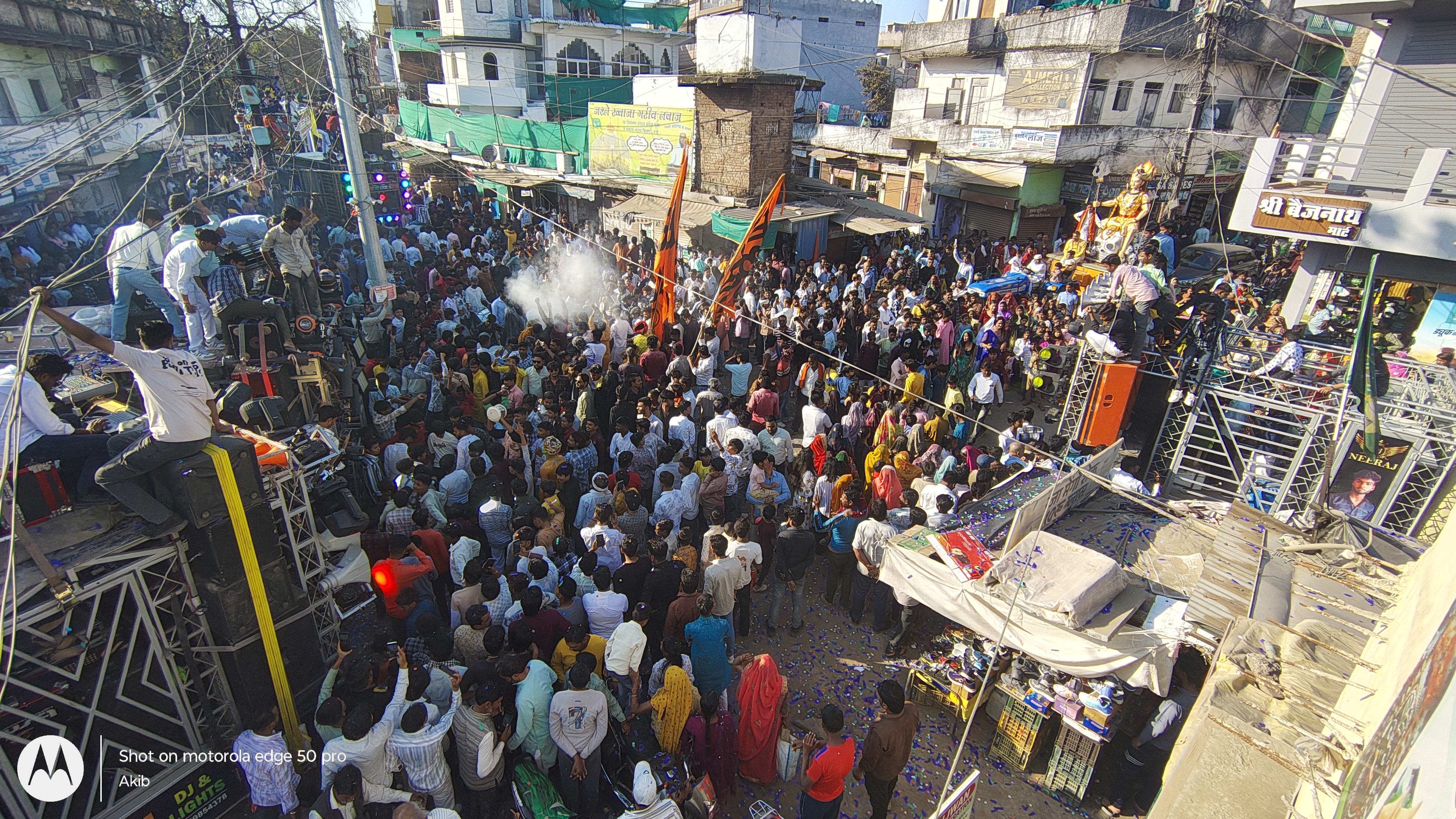 महाशिवरात्रि पर हटा में निकली शिव बारात,हाथी पर सवार होकर निकले महाकाल,