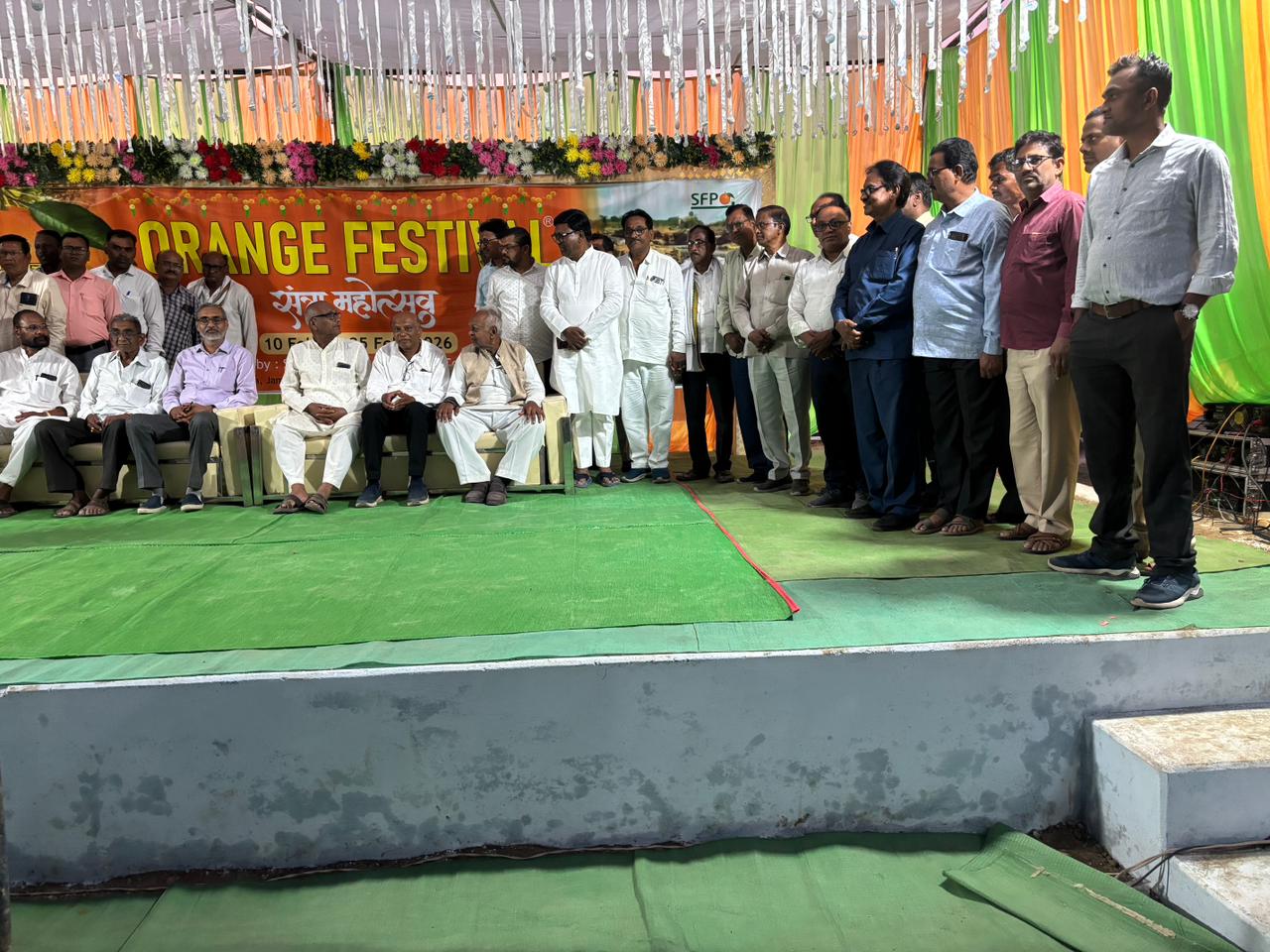 पांढुर्ना जिले के ग्राम रिधोरा, घोगरा मे ऑरेंज फेस्टिवल 