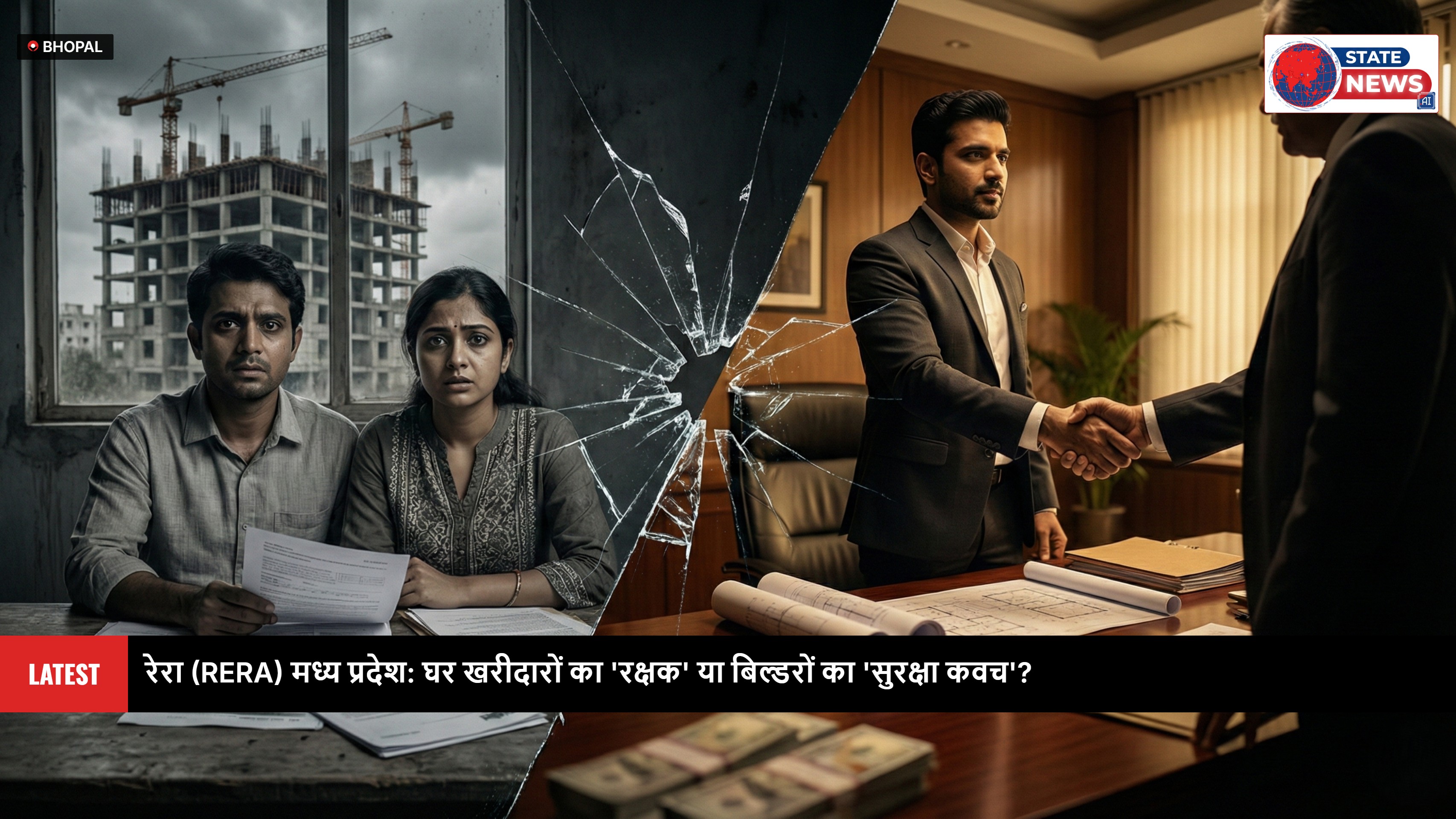 रेरा (RERA) मध्य प्रदेश: घर खरीदारों का 'रक्षक' या बिल्डरों का 'सुरक्षा कवच'?