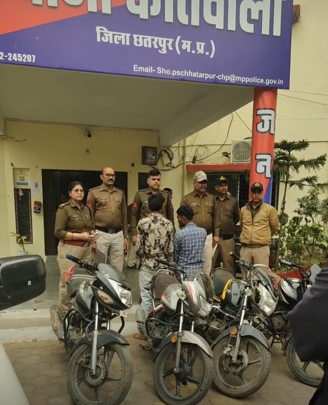 बाइक चोर गैंग का पर्दाफाश, पुलिस की सतर्कता से 6 वाहन बरामद  
