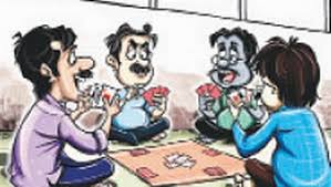 बड़वानी: दशहरा मैदान पर चल रहा था जुए का खेल, पुलिस की घेराबंदी में पांच गिरफ्तार