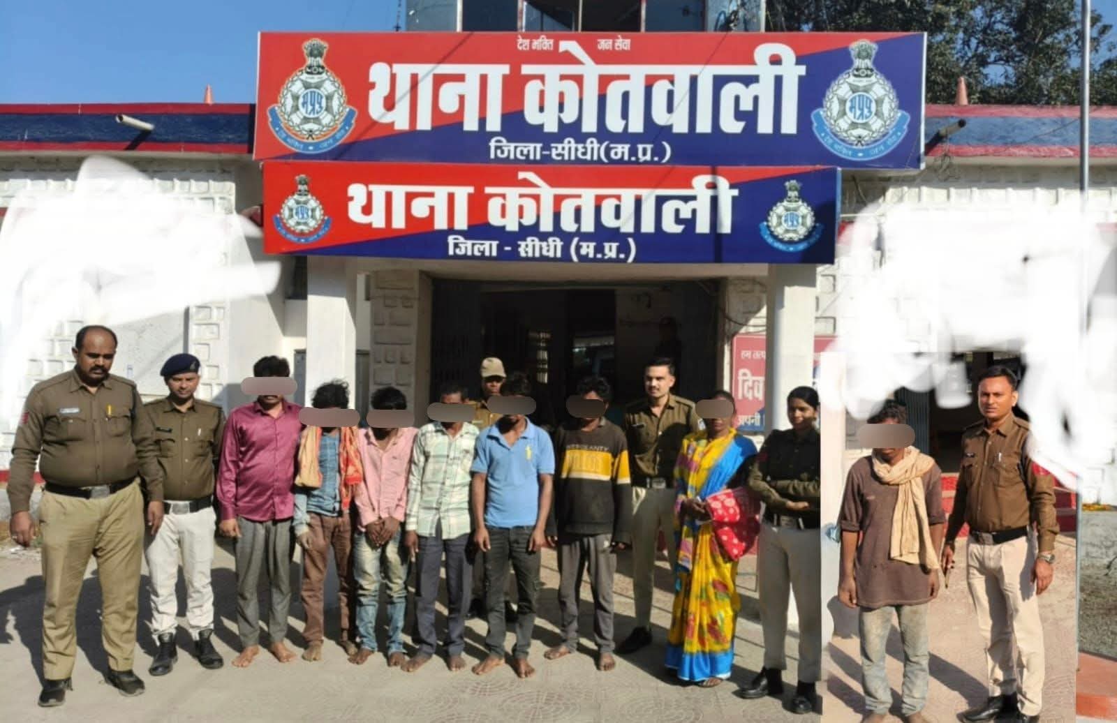 सीधी: विशेष कॉम्बिंग गश्त अभियान में पुलिस की बड़ी कार्रवाई posted by Suraj Kevat