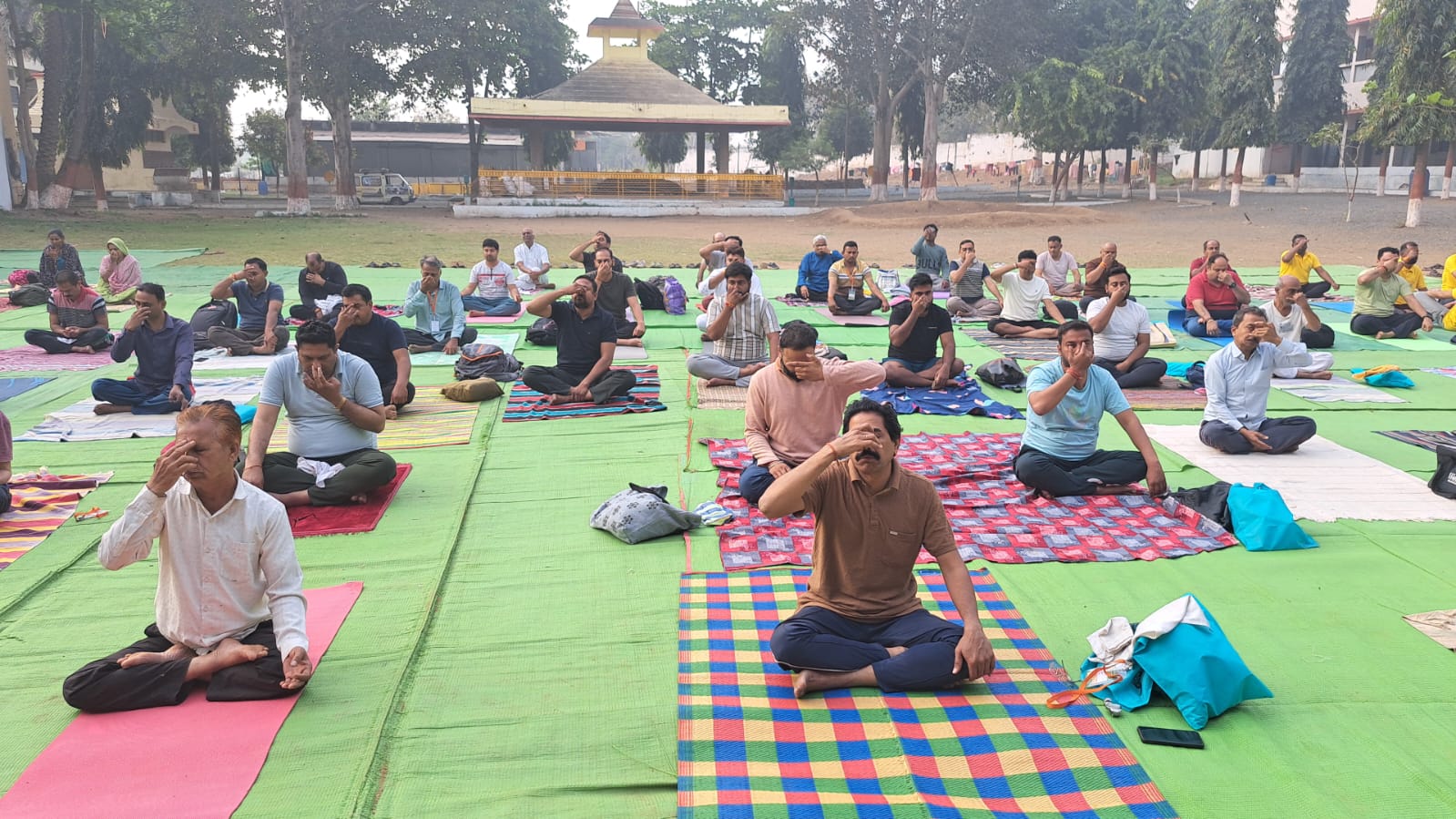 गोलोक धाम खडकोद आश्रम में दिनांक 25 फरवरी से 2 मार्च तक चल रहे विशाल प्राकृतिक चिकित्सा शिविर posted by Nagin Mhajan