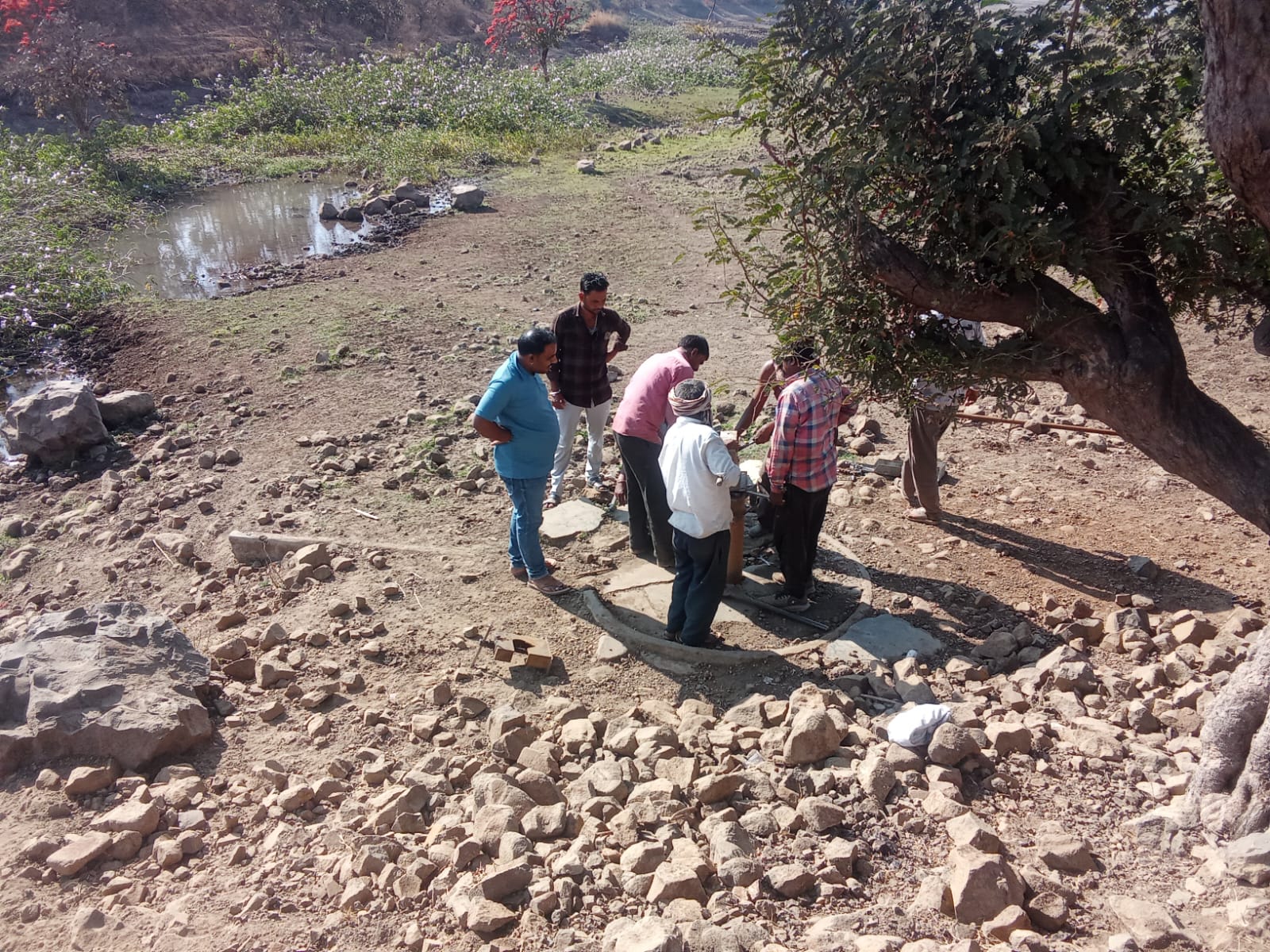 स्टेट न्यूज़ ए आई की खबर का हुआ बड़ा असर  पंखा झोपड़ी पहुंची पीएचई की टीम  posted by Mohammad Afsar  from Multai