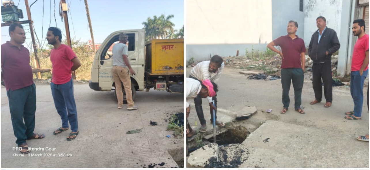होलिका दहन के बाद भी नगर पालिका की सजगता, सुबह से ही शुरू हुई विशेष सफाई मुहिम posted by Amit Dubey from Khurai