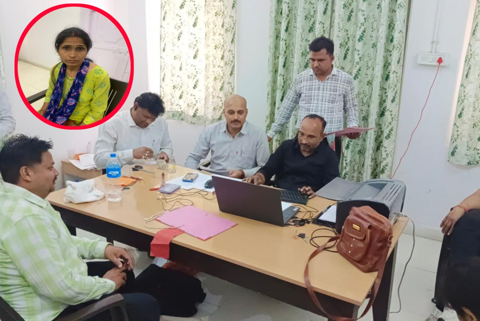 सरदारपुर में लोकायुक्त ने 5 हजार की रिश्वत लेते महिला पटवारी को रंगे हाथों पकड़ा
