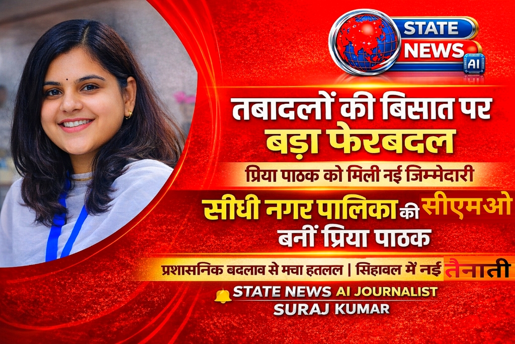 🔴 प्रशासनिक फेरबदल: कई अधिकारियों के तबादले, नई जिम्मेदारियाँ सौंपी गईं posted by Suraj Kevat